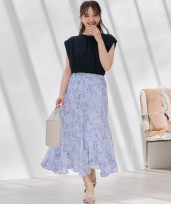 ANY SIS(エニィスィス)の【2SET】コンパクトトップス×ミスティプリント