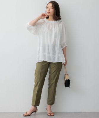 23区(ニジュウサンク)の【SLOW/一部店舗限定】コットンローン