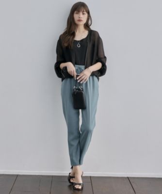 ICB L(アイシービー エル)の【洗える】Ta/Peメッシュ ブルゾン