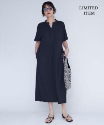 大人気【HOBBS】着心地抜群♪ジャージーミニ丈ワンピース ICB(アイシービー)の【WEB限定・洗える】 アムンゼンジャージー