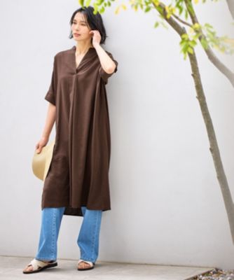 ANY(エニィ)のフレンチリネンシャツワンピース通販 | 集英社HAPPY PLUS