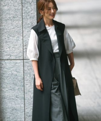 美品【CLASSY. 10月号掲載/洗える】23区ドレープ ジレ 23区｜【CLASSY. 10月号掲載/洗える】ドレープ ジレ | Rakuten