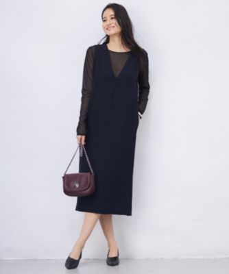 ICB L(アイシービー エル)の【洗える】ライトダブルクロス Vネック