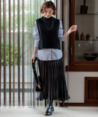 23区(ニジュウサンク)の【洗える】コットンリリー ニットベスト通販