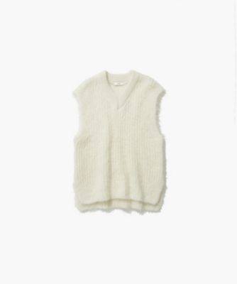 ATON(エイトン)のALPACA FUR | Vネックベスト通販 | mirabella 