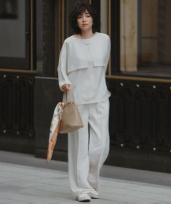 23区(ニジュウサンク)の【洗える】ストレッチジョーゼット ケープ