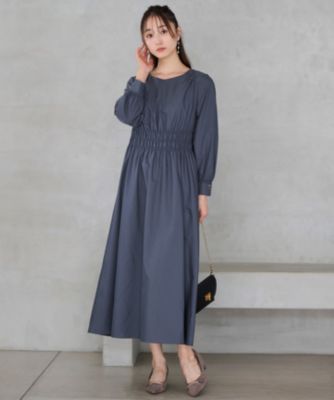 ANY SIS(エニィスィス)の【洗える】シャーリングディテール ワンピース