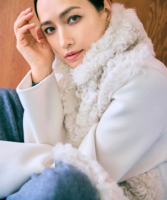 BEIGE，(ベイジ)のDANDEL / ミドル丈ムートンコート通販 | mirabella