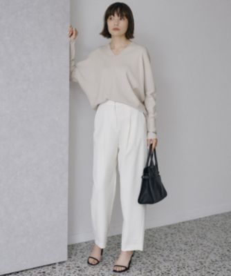 ICB(アイシービー)の【洗える】 クロスコンビ Vネックプルオーバー通販