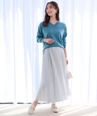 ANY SIS(エニィスィス)の【ウールブレンドシリーズ】フロント切替V