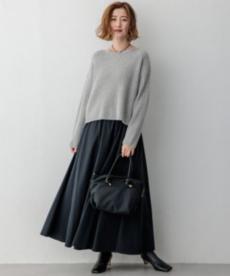 23区 L(ニジュウサンク エル)の【Oggi2月号掲載/洗える】カシミヤ