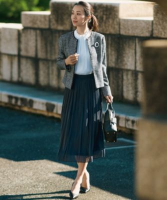 23区 S(ニジュウサンク エス)の【セットアップ対応】シャインツイード