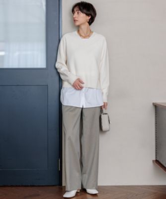 23区 L(ニジュウサンク エル)の【Oggi2月号掲載/洗える】ウール