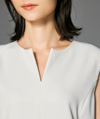 ベイジ　今季新品洗えるLUIZA / Iラインワンピース30 BEIGE，(ベイジ)の【洗える】LUIZA / Iラインワンピース通販