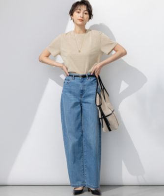 23区(ニジュウサンク)の【洗える】ラメジャージ TEE通販