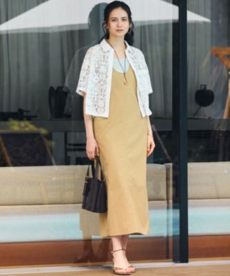 美品　23区　SLOW モチーフレース　シャツ SLOW/一部店舗限定】モチーフレース シャツ / 23区 L