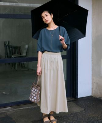 23区(ニジュウサンク)の【晴雨兼用/UVカット】ボーダーチェーン