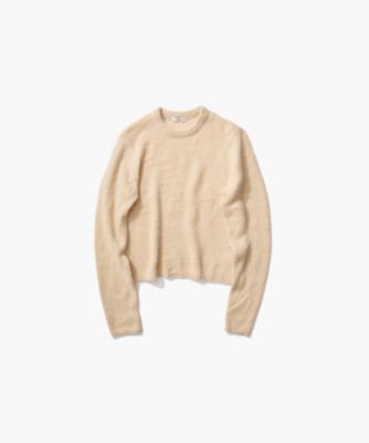 ⭐️試着のみ⭐️ エルマンノシェルビーノ　コットンセーター　サイズS セール】 【洗える】ショート丈 プルオーバー （ニット