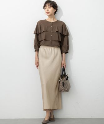 23区(ニジュウサンク)の【Oggi9月号掲載/洗える】クリアトリコット