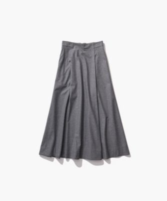 ATON(エイトン)のMERINO COLLEGE FLANNEL | フレアスカート通販