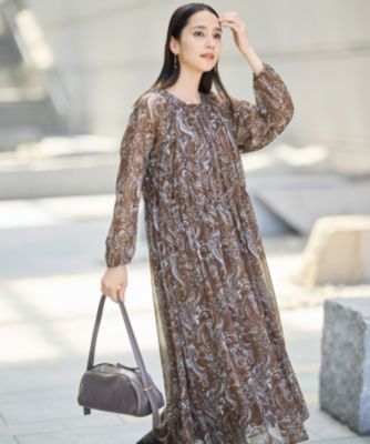 自由区 L(ジユウク エル)の【SHIHOさん着用】ペイズリープリント