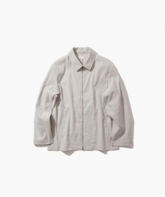 ATON(エイトン)のSTRETCH NYLON LINEN | ジップアップジャケット