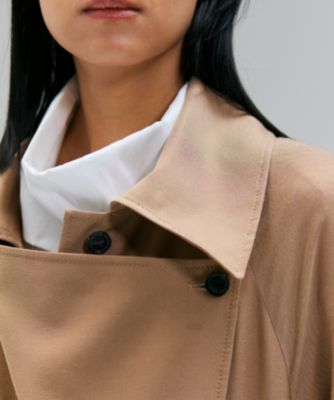 BEIGE，(ベイジ)のCOBURN / シルク混ロングステンカラーコート