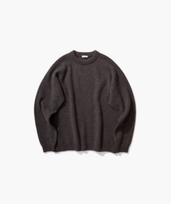 ❤︎新品❤︎人気❤︎ATON エイトン❤︎グレーニット ATON(エイトン)のLAMBS WOOL | クルーネックセーター - UNISEX
