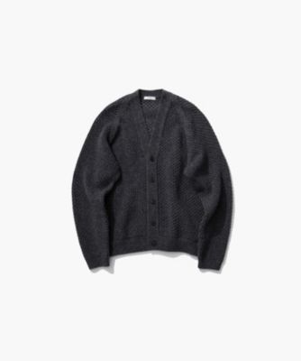 hype カーディガン ATON(エイトン)のWOOL CASHMERE ALPACA | メッシュVネック