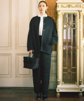 自由区 L(ジユウク エル)の【SHIHOさん着用】カットジャカード パンツ