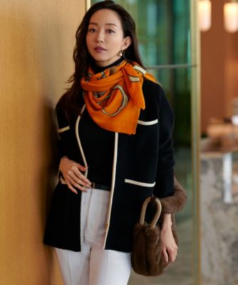 23区(ニジュウサンク)の【WEB&一部店舗限定】ウールカシミヤ デザイン