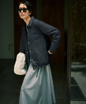 自由区(ジユウク)の【カタログ掲載】ウールミラノ異素材 ワンピース