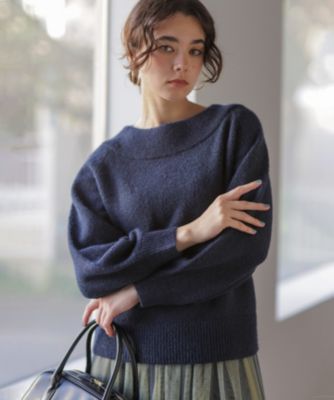 ⭐︎美品⭐︎ダニエラグレジス カシミア ボートネックニット ネイビー ⭐︎美品⭐︎ダニエラグレジス カシミア ボートネックニット ネイビー