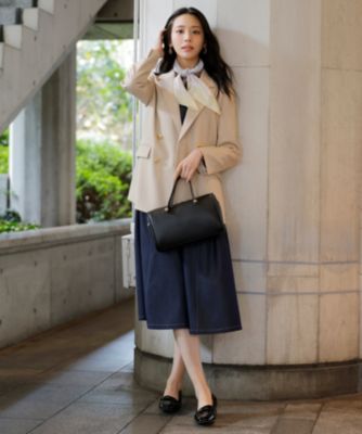 ANY SIS(エニィスィス)のシャンブレーベルテッド ワンピース通販