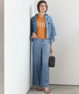 23区(ニジュウサンク)の【SLOW/一部店舗限定】LIGHT DENIM ワイド