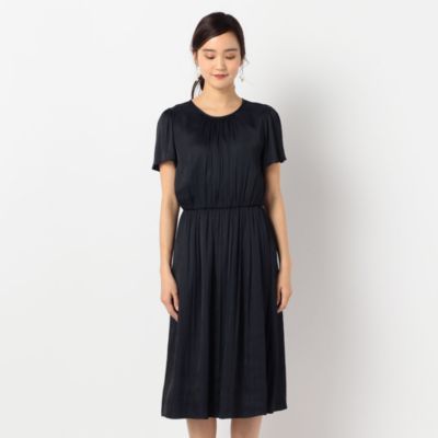 Nolley S ノーリーズ のドレープサテンワンピース通販 集英社happy Plus Store