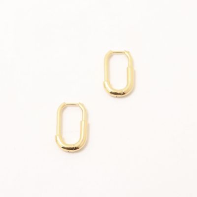 NOLLEY’S 【Otiumberg/オティウムバーグ】 Large Staple Hoops ラージオーバルフープピアス