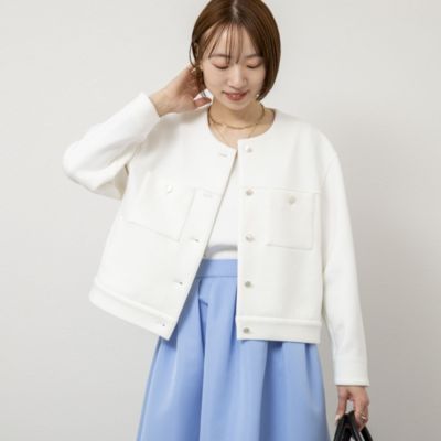 NOLLEY'S(ノーリーズ)のウォッシャブルエアボールクルーネック