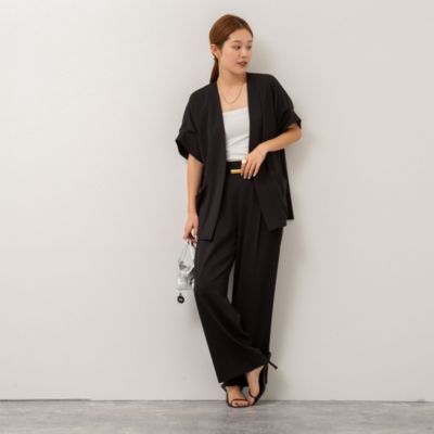 ノーリーズ　ウォッシャブルツイル フレンチジャケット NOLLEY'S(ノーリーズ)の《セットアップ対応》ウォッシャブル