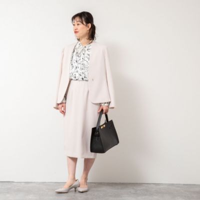 さゆんさん専用！！美品！ノーリーズソフィー 36 白  タイトスカートスーツ NOLLEY'S sophi(ノーリーズソフィー)の《セットアップ対応