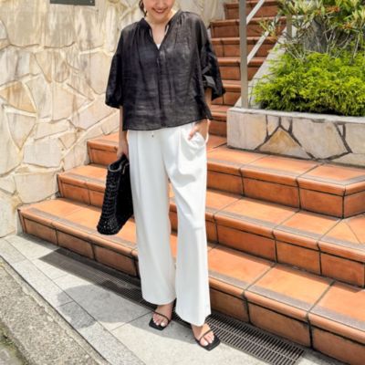 NOLLEY'S(ノーリーズ)の◇【WEB限定カラーあり】シアーラミー袖