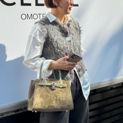 NOLLEY'S sophi(ノーリーズソフィー)の《手洗い可能》ビックボタン起毛