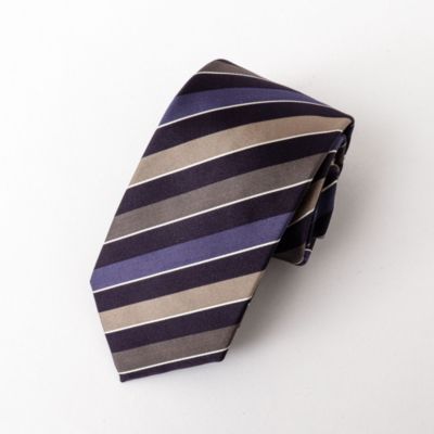 ノーリーズ グッドマン（NOLLEY’S goodman）/CANEPA スリーカラーストライプネクタイ 25AWコレクション NOLLEY'S goodman(ノーリーズグッドマン)のCANEPA スリーカラー