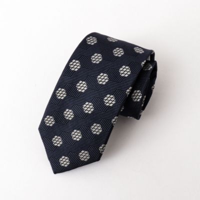 ノーリーズ グッドマン（NOLLEY’S goodman）/CANEPA ヘキサゴンドットジャガードネクタイ 25AWコレクション NOLLEY'S goodman(ノーリーズグッドマン)のCANEPA ヘキサゴンドット