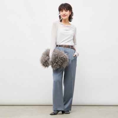 ノーリーズソフィー（NOLLEY’S sophi）/ウォッシャブルカシミヤシルクシアーラメドレープロンT NOLLEY'S sophi(ノーリーズソフィー)のウォッシャブルカシミヤシルク