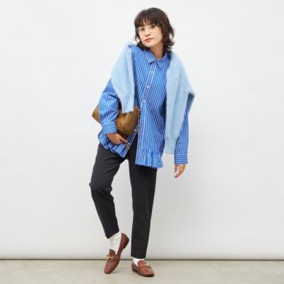 Rie Miller(リエミラー)のウォッシャブル裾フリルレギュラーカラー