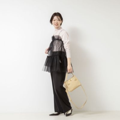 【専用】ノーリーズ　ウォッシャブルチュール刺繍2WAYブラウス ノーリーズ NOLLEY'S 《セットアップ対応》ウォッシャブルチュール刺繍