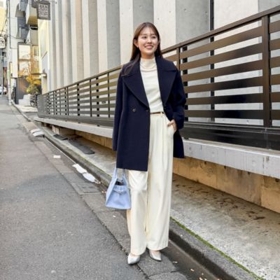 NOLLEY'S(ノーリーズ)のSP140リバーコート起毛メルトン仕上げ通販