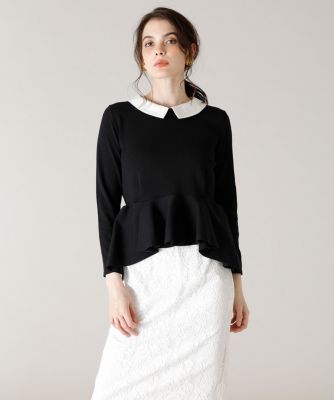 Ef De エフデ の Maglie Par Ef De ペプラムニット通販 集英社happy Plus Store