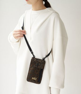 Rope Picnic ロペピクニック の Mei別注 レオパードジャガードモバイル カードショルダーバッグ通販 集英社happy Plus Store